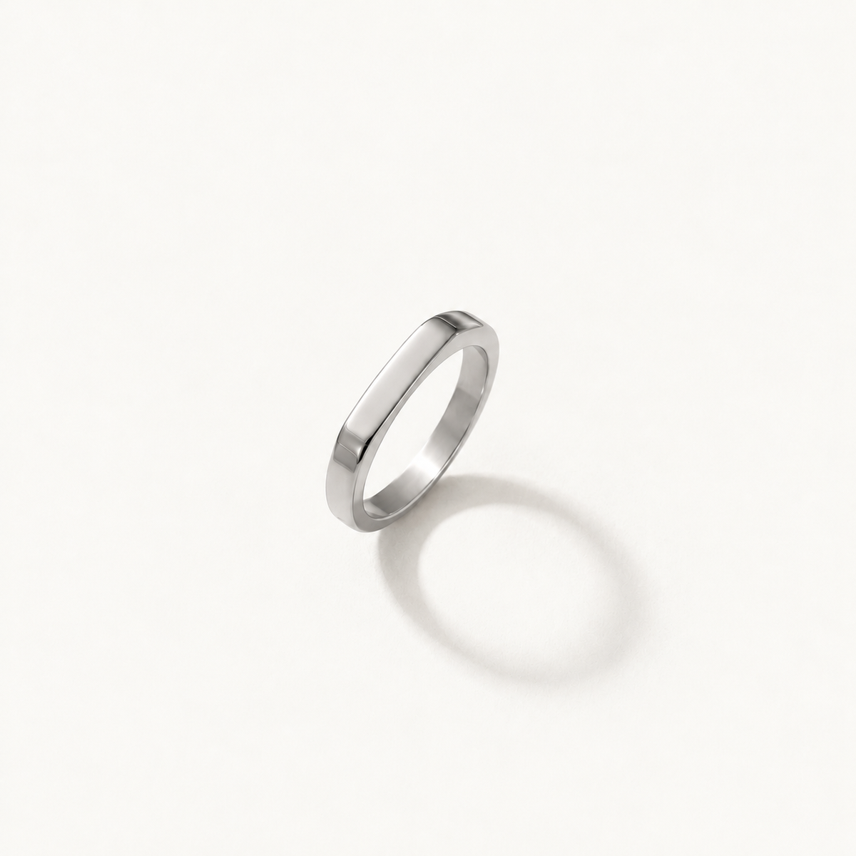 Personalised couple ring, engraved name and date