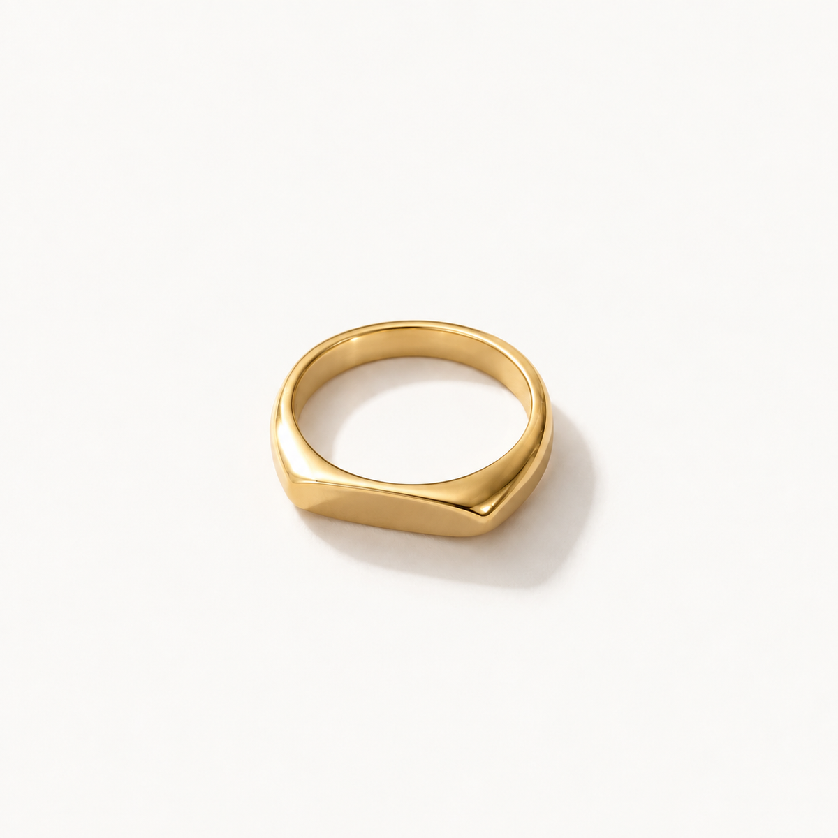 Personalised couple ring, engraved name and date