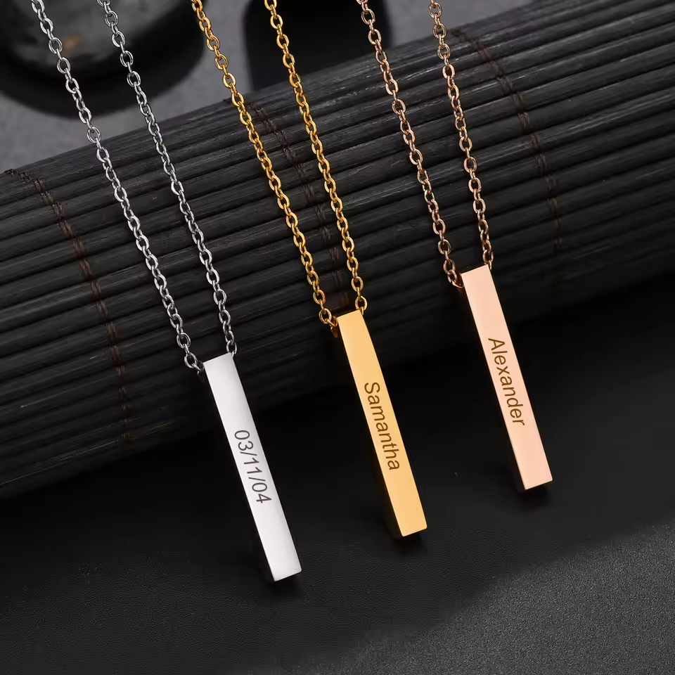 Square Bar Necklace